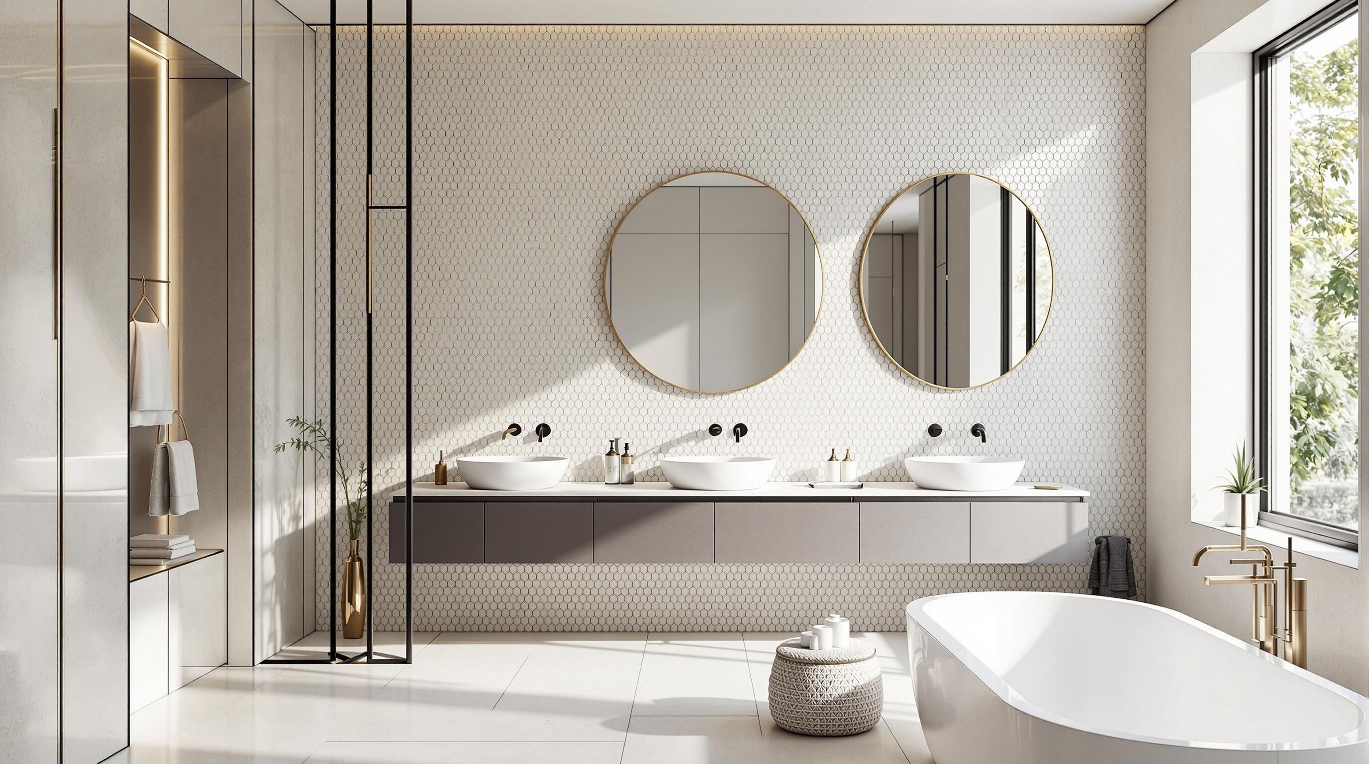 Découvrez comment le carrelage mural peut métamorphoser votre salle de bain en un espace moderne et élégant. Optez pour les dernières tendances en matière de design pour créer une ambiance unique et personnalisée.